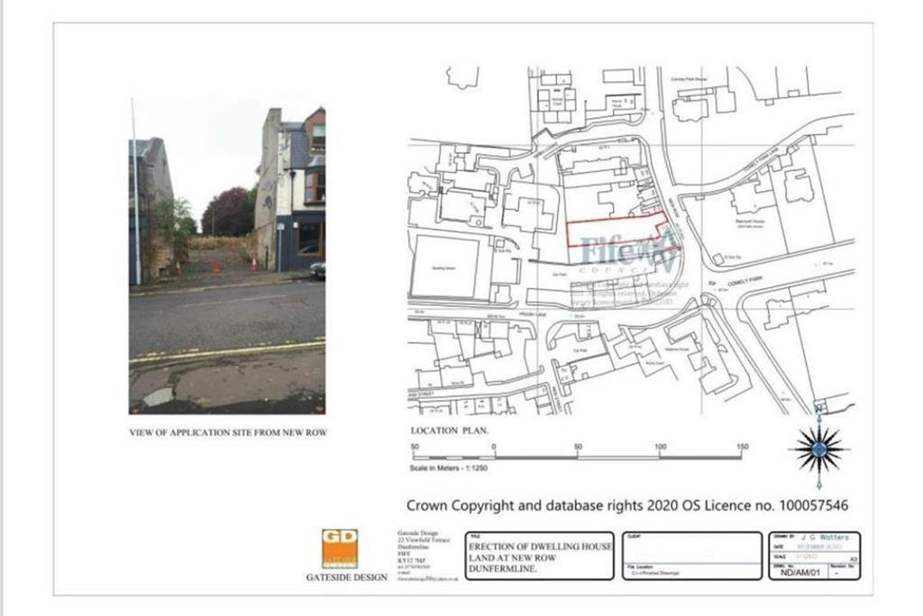 Plot at 117-119 New Row, Dunfermline, KY12 7DZ - image 1