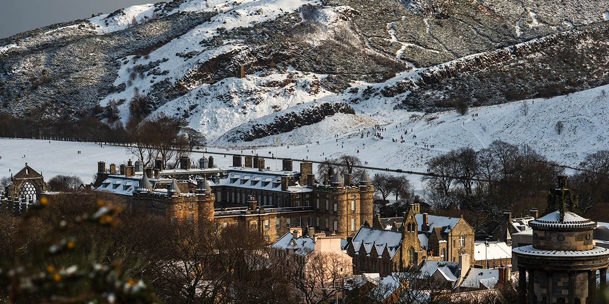 Arthur’s Seat At Christmas