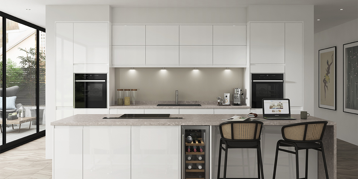 Open‑plan kitchen