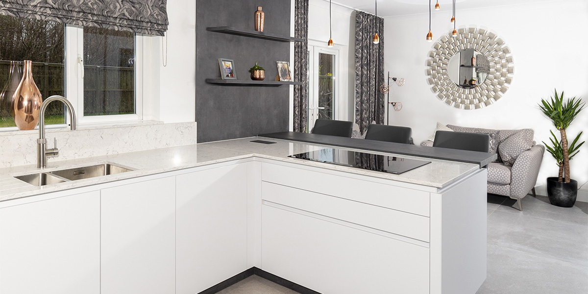 L‑shaped kitchen