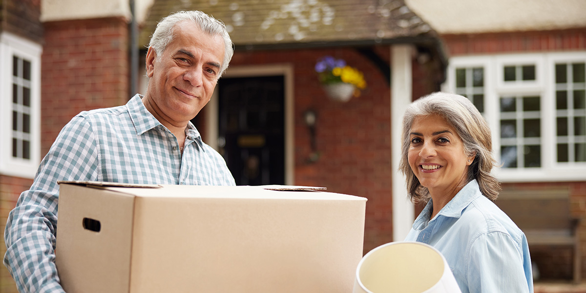 Downsizing couple