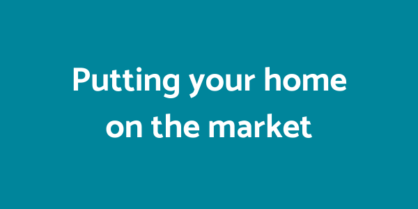 Putting your home on the market