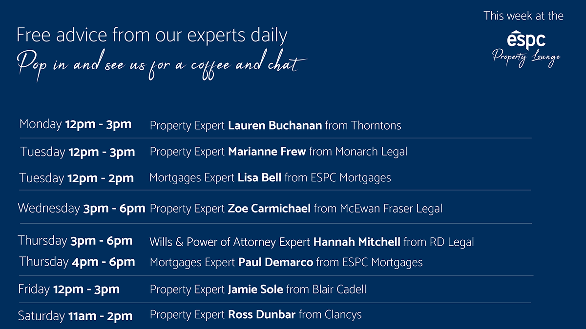 This week at the ESPC Property Lounge