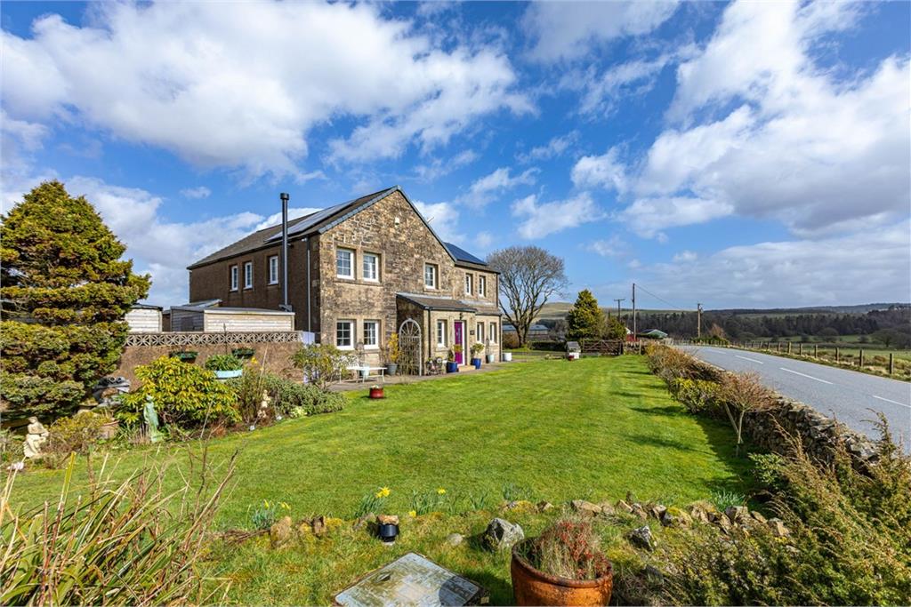 House with a big garden for sale in the Scottish Borders