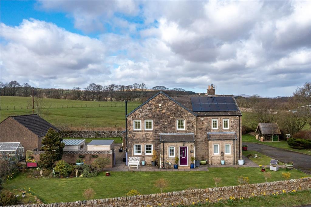 House with a big garden for sale in the Scottish Borders