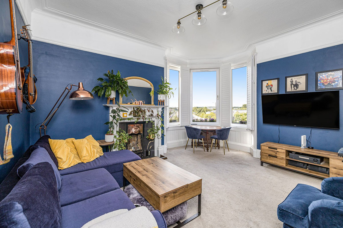 7. A coastal two-bedroom flat in Portobello