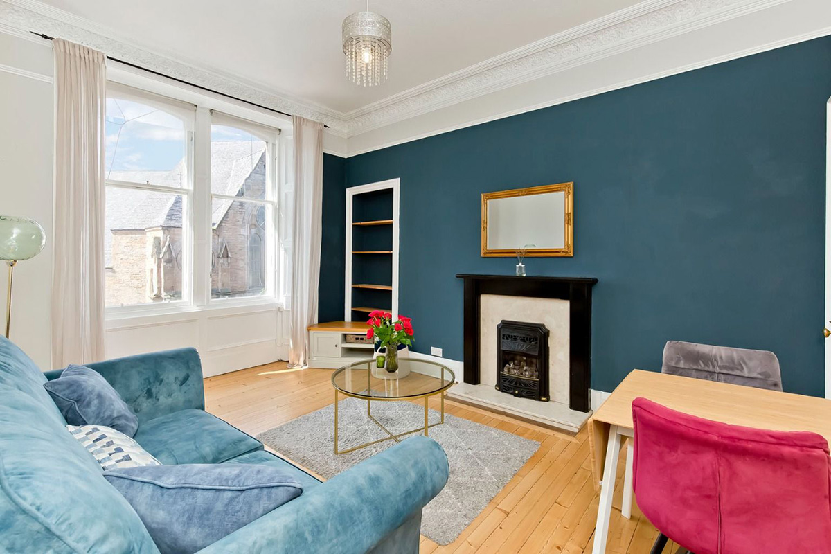 1. A stylish period flat in the heart of vibrant Leith