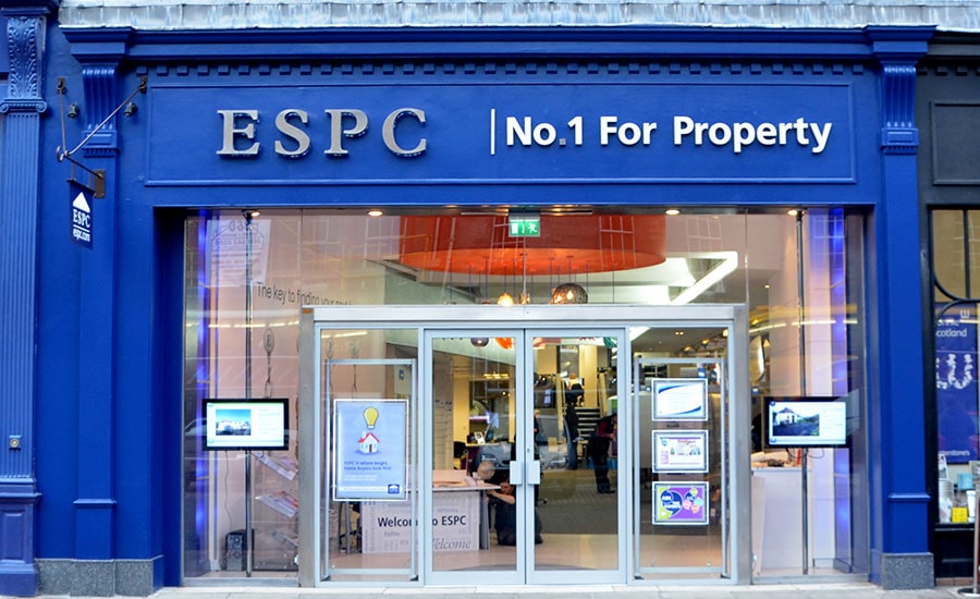 ESPC showroom on George Street Edinburgh