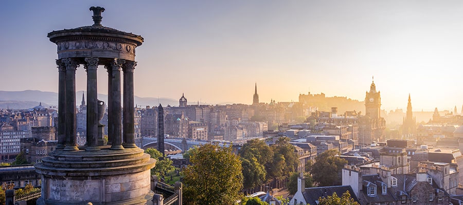 Edinburgh in winter