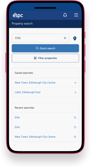 Property Search Screenshot